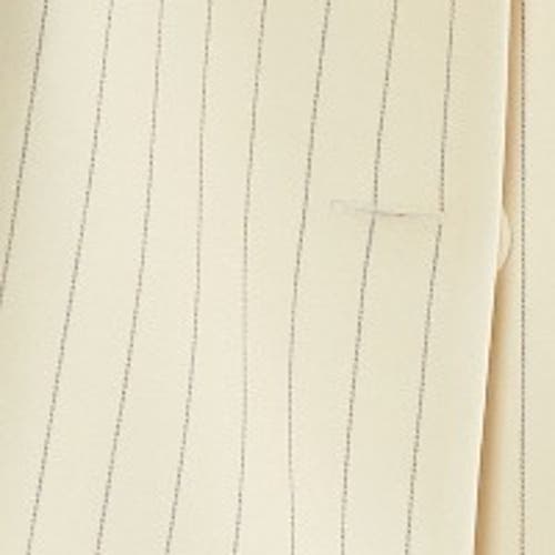 Nasty Gal Oversized Pinstripe Tailored Blazer In Yellow