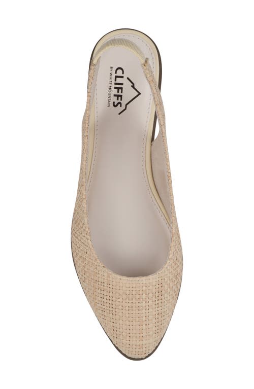 Cliffs By White Mountain Memory Slingback Flat