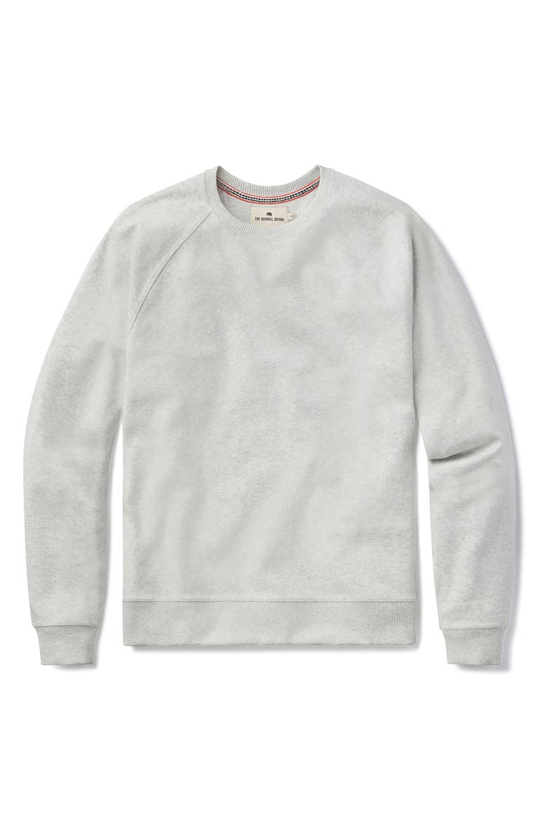 The Normal Brand Puremeso Everyday Crewneck Sweatshirt, Alternate, color, Stone