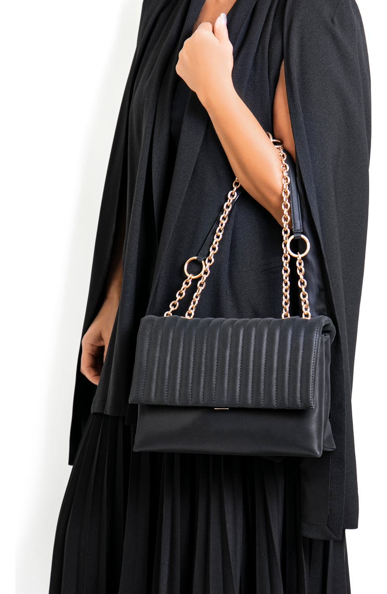 HOUSE OF WANT We Step Up Vegan Leather Shoulder Bag, Alternate, color,