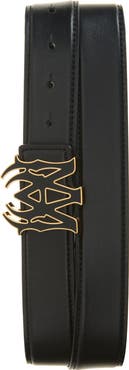 AMIRI Core Logo Buckle Leather Belt