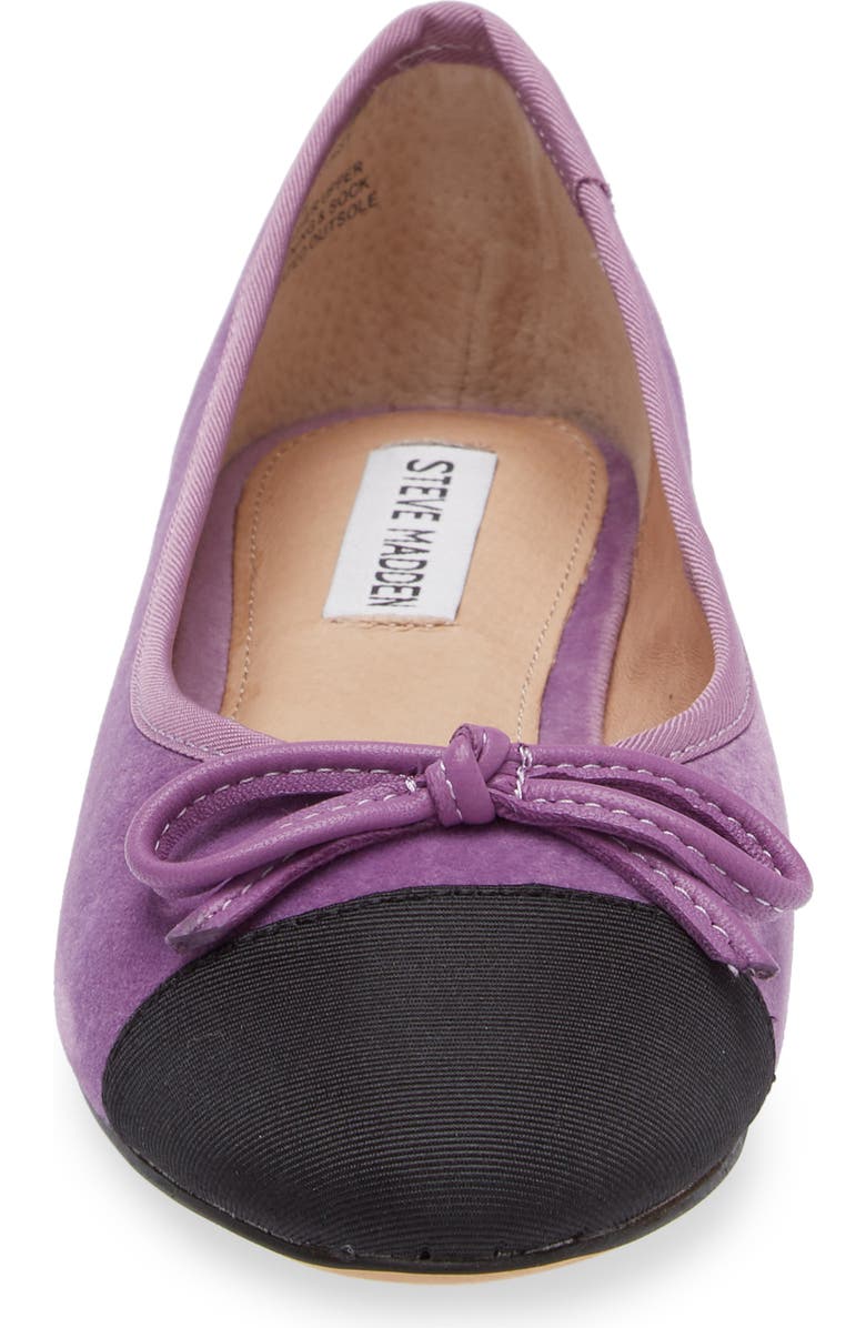 Steve Madden Ellison Cap Toe Ballet Flat, Alternate, color,