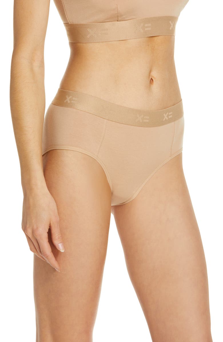 TomboyX Hipster Briefs, Alternate, color, Chai