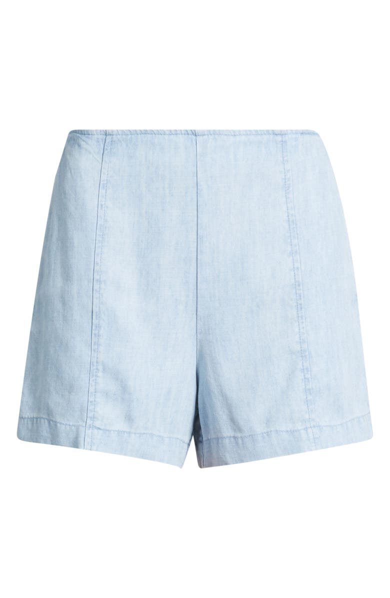 Bella Dahl Smocked Back Seam Shorts, Main, color,