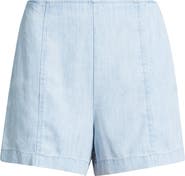 Bella Dahl Smocked Back Seam Shorts