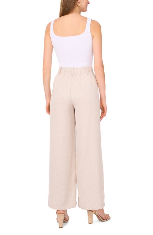 Vince Camuto Darted Wide Leg Pants In New Ivory