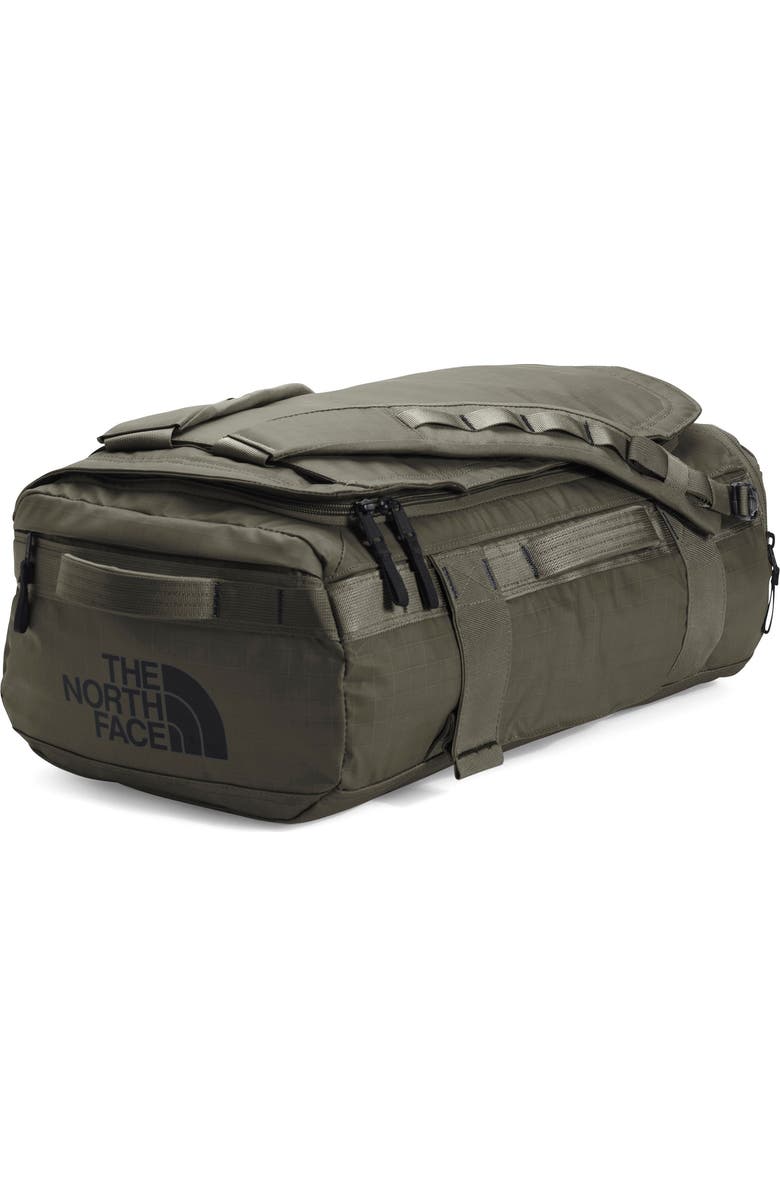 The North Face Base Camp Voyager 32L Duffle Bag, Alternate, color, New Taupe Green/ Tnf Black