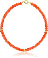 The Lovery Fine Jewelry Carnelian Bead Bracelet