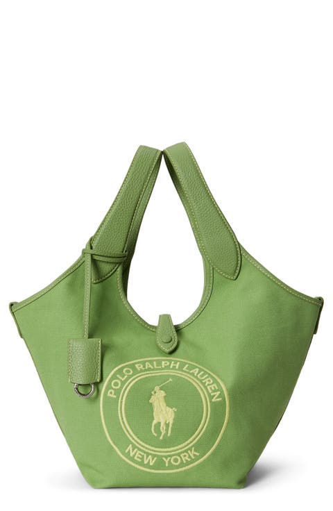 Polo Play Crest Canvas Tote