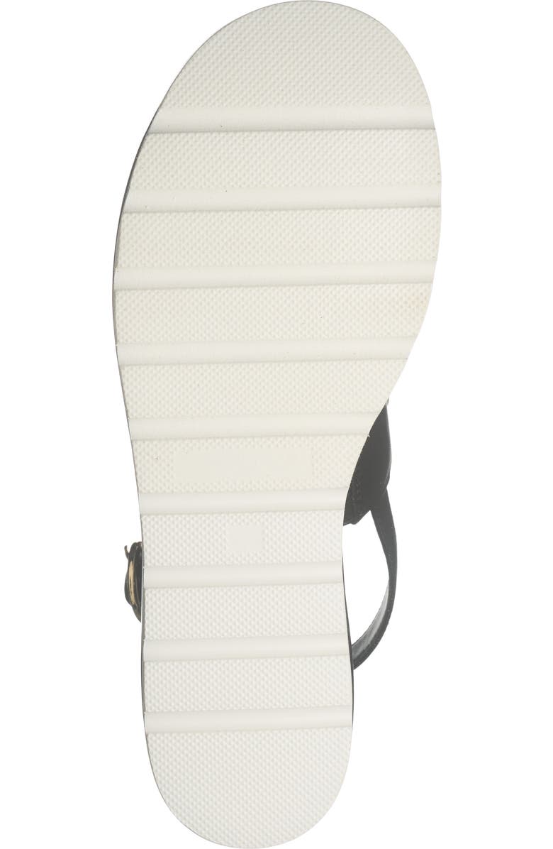 KARL LAGERFELD PARIS Cleome Slingback Platform Wedge Sandal, Alternate, color, Black