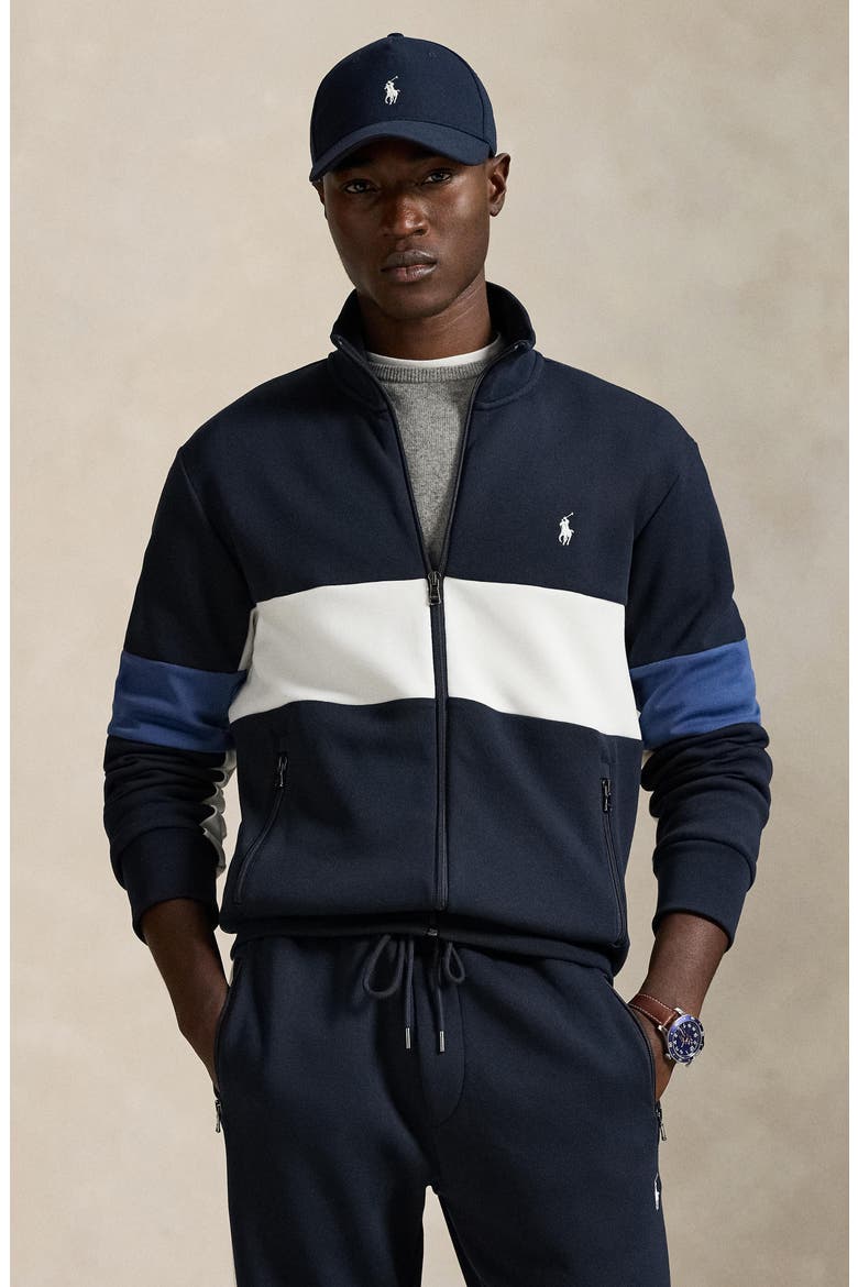 Mesh Texture Track Jacket, Alternate, color, AVIATOR NAVY