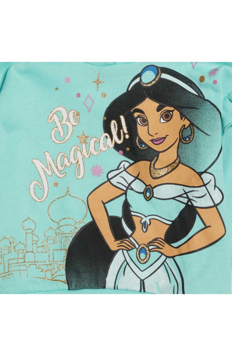 Disney Princess Hoodie & Leggings Set, Alternate, color, Princess Jasmine Blue Blue