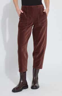 Tatum Corduroy Crop Barrel Leg Pants