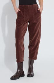 Lysse Tatum Corduroy Crop Barrel Leg Pants