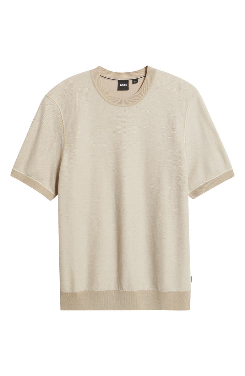 BOSS Jianfranco Cotton T-Shirt, Alternate, color, Beige