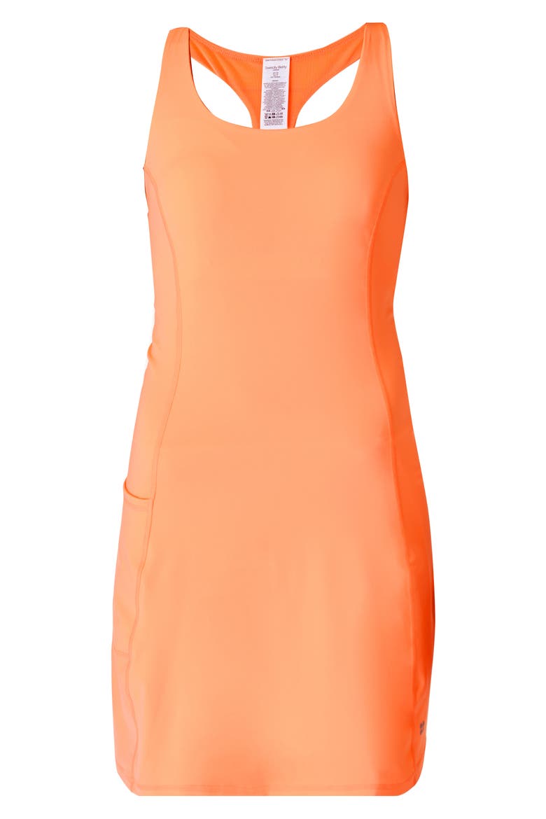 Power Workout Dress, Alternate, color, TANGERINE ORANGE