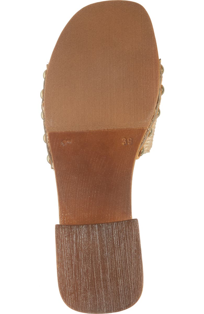 Chocolat Blu Lari Platform Sandal, Alternate, color, Natural Raffia