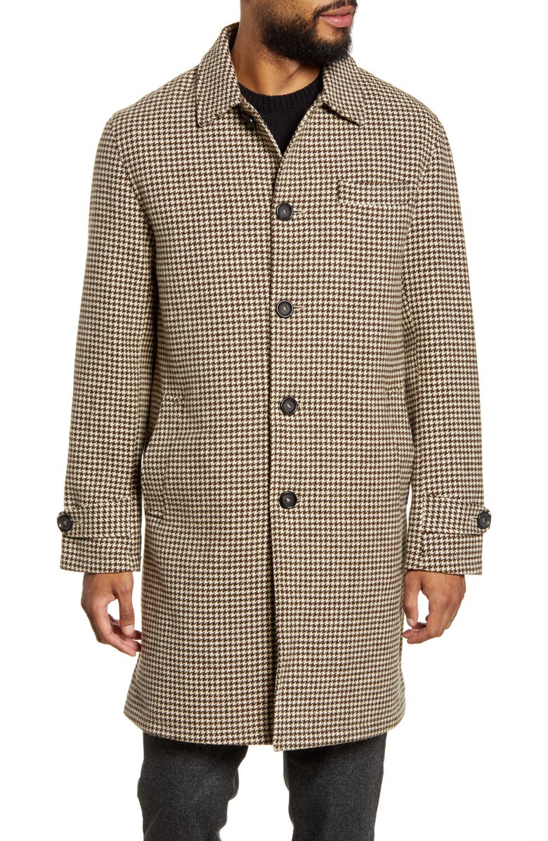 Oliver Spencer Grandpa Slim Fit Coat, Alternate, color,