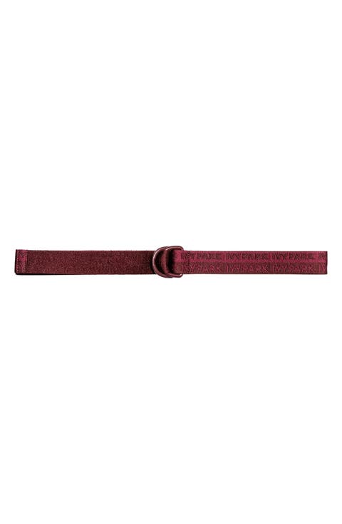x IVY PARK Logo Web Belt