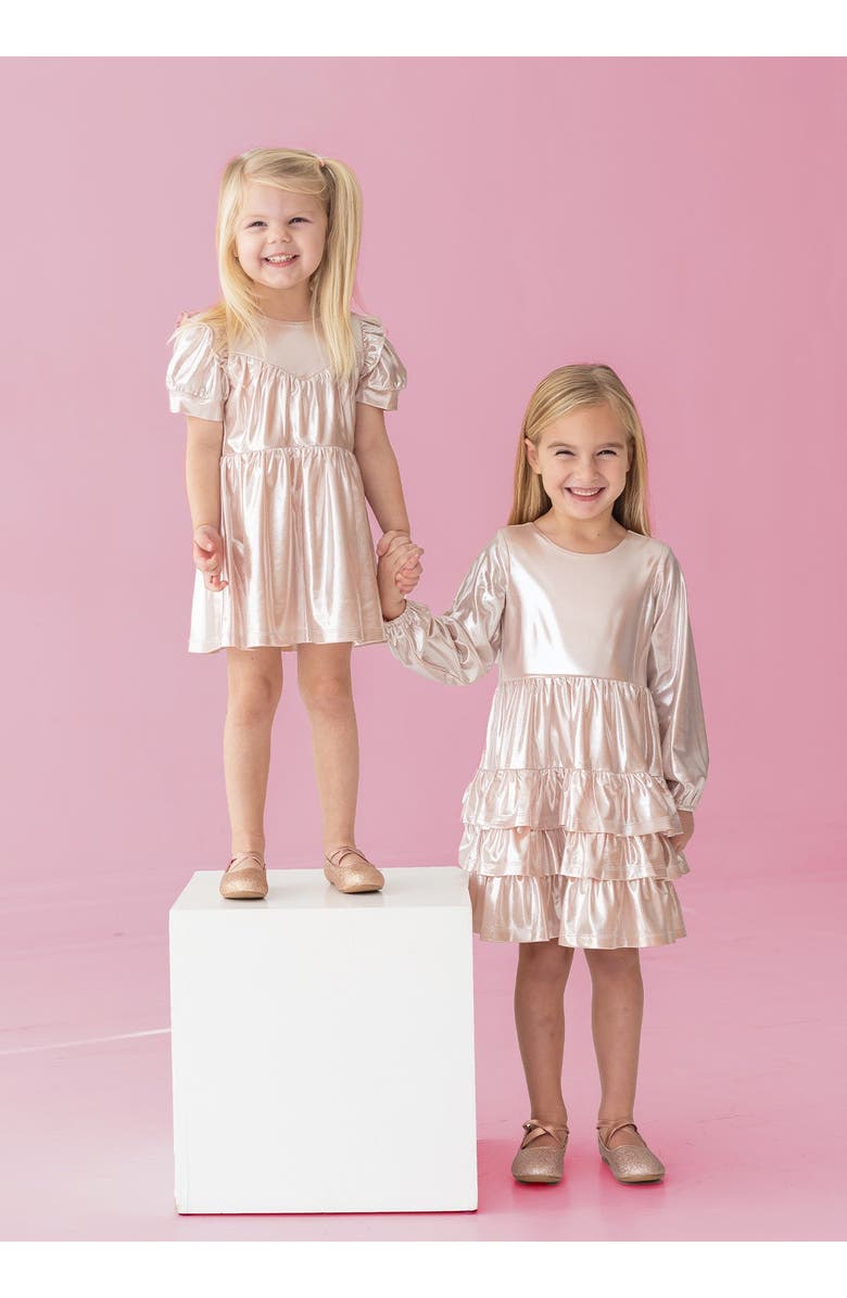 Isobella
Chloe Golden Glow Long Sleeve Dress, Alternate, color, Pink