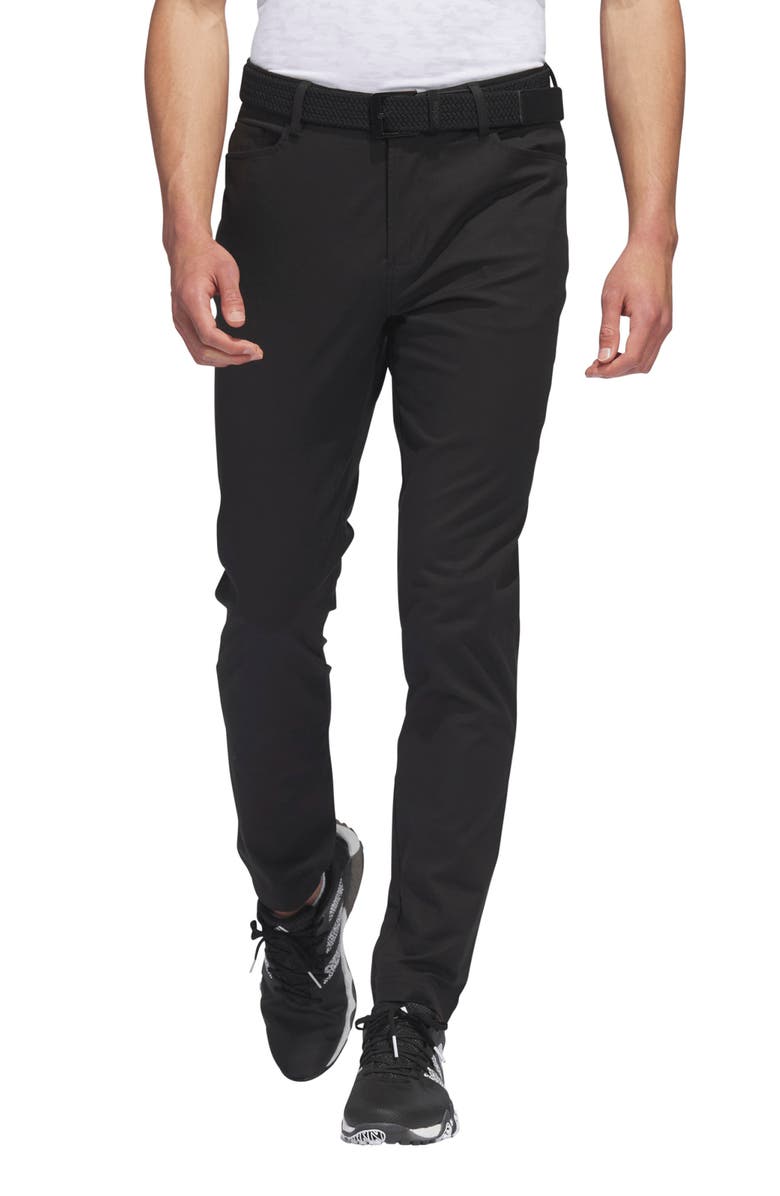 adidas Golf Go-To 5-Pocket Stretch Twill Golf Pants, Main, color, 