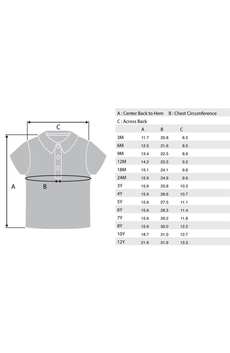 Busy Bees Short Sleeve Polo, Main, color, White Knit