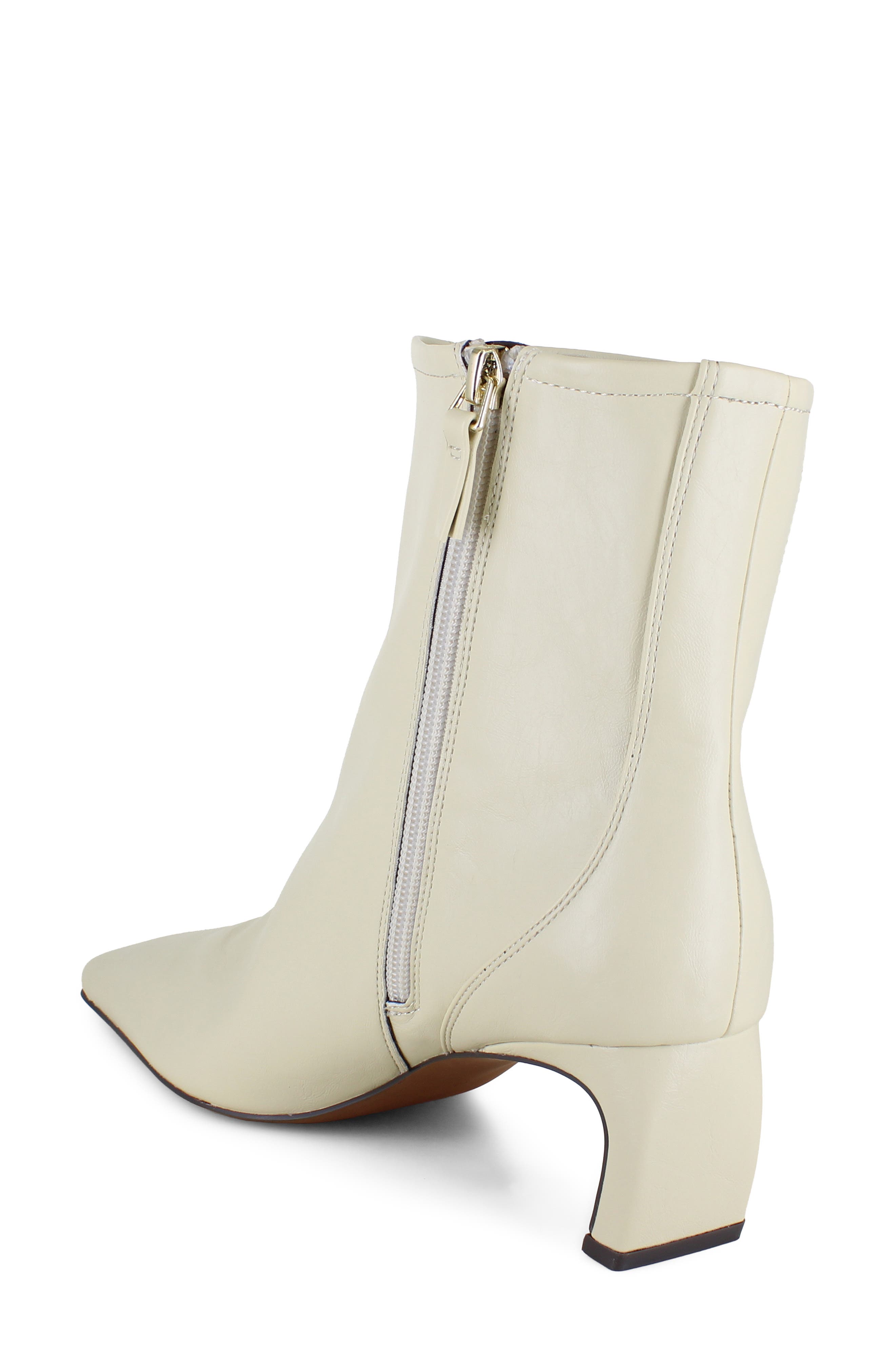 Fina Square Toe Bootie, Alternate, color, NUDE IVORY