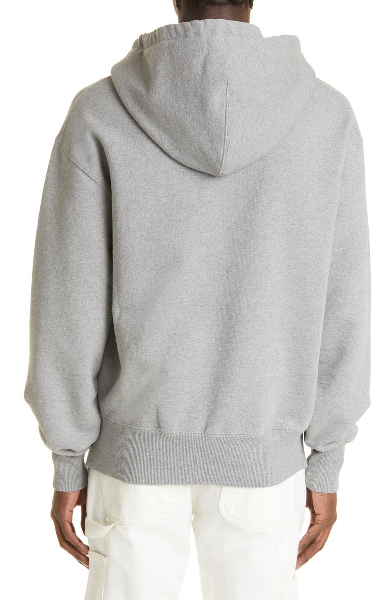 AMI PARIS Alexandre Mattiussi Ami de Coeur Embroidered Organic Cotton Hoodie, Alternate, color, 