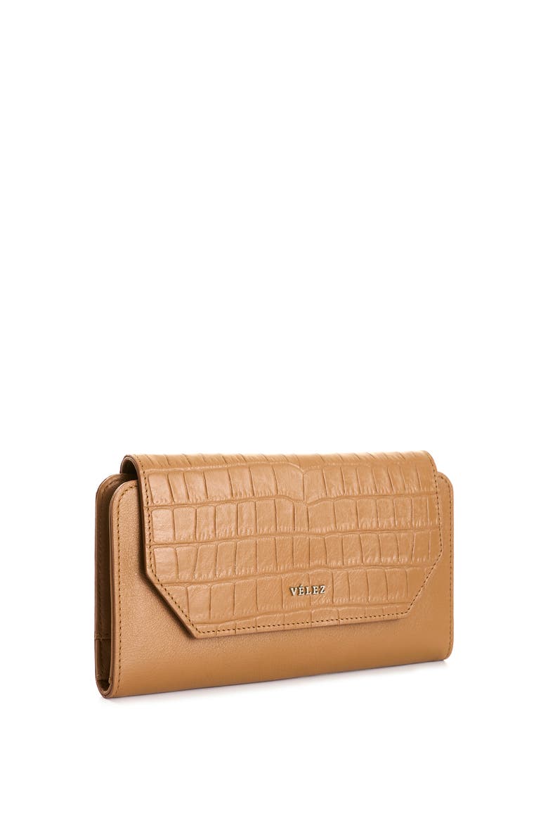 Leather Bifold Large Wallet, Alternate, color, Brown