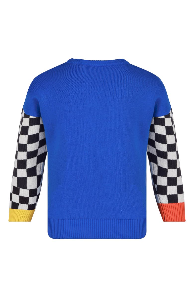 Rock Your Kid Kids
 Space Race Cotton Crewneck Sweater, Alternate, color, Space Race