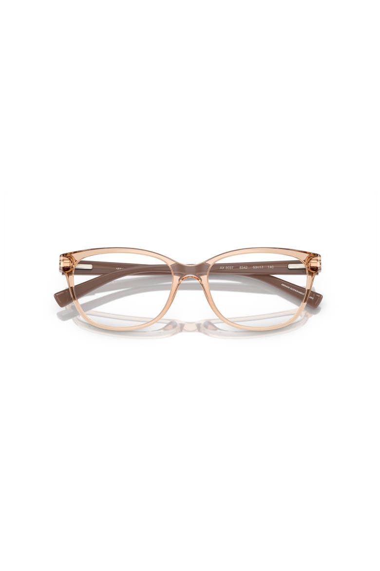 53mm Cat Eye optical glasses, Alternate, color, Gold