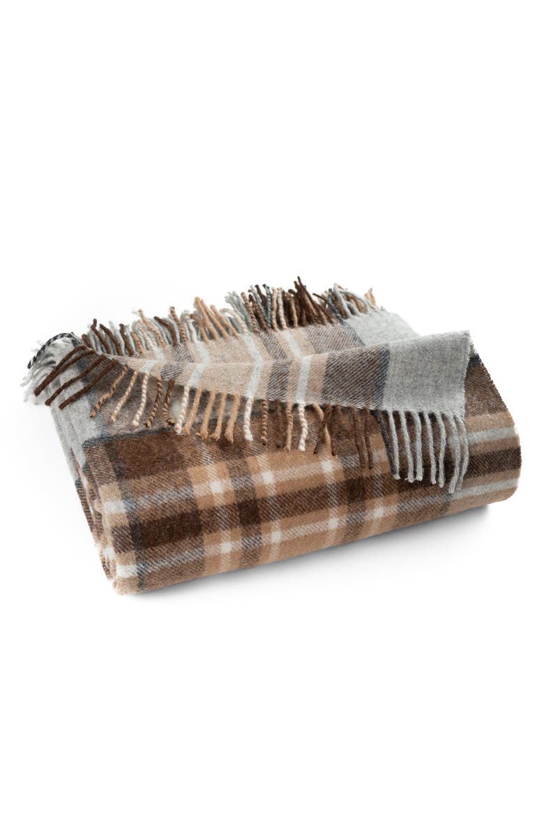 Prince of Scots Highland Tweeds Shetland Lambswool Throw, Main, color, Mckellar