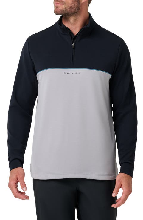 Fibercloud Colorblocked Quarter Zip Pullover
