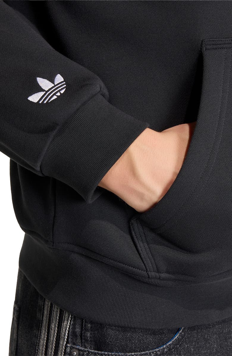 adidas Anime Soccer Cotton Blend Graphic Hoodie, Alternate, color, Black/ /