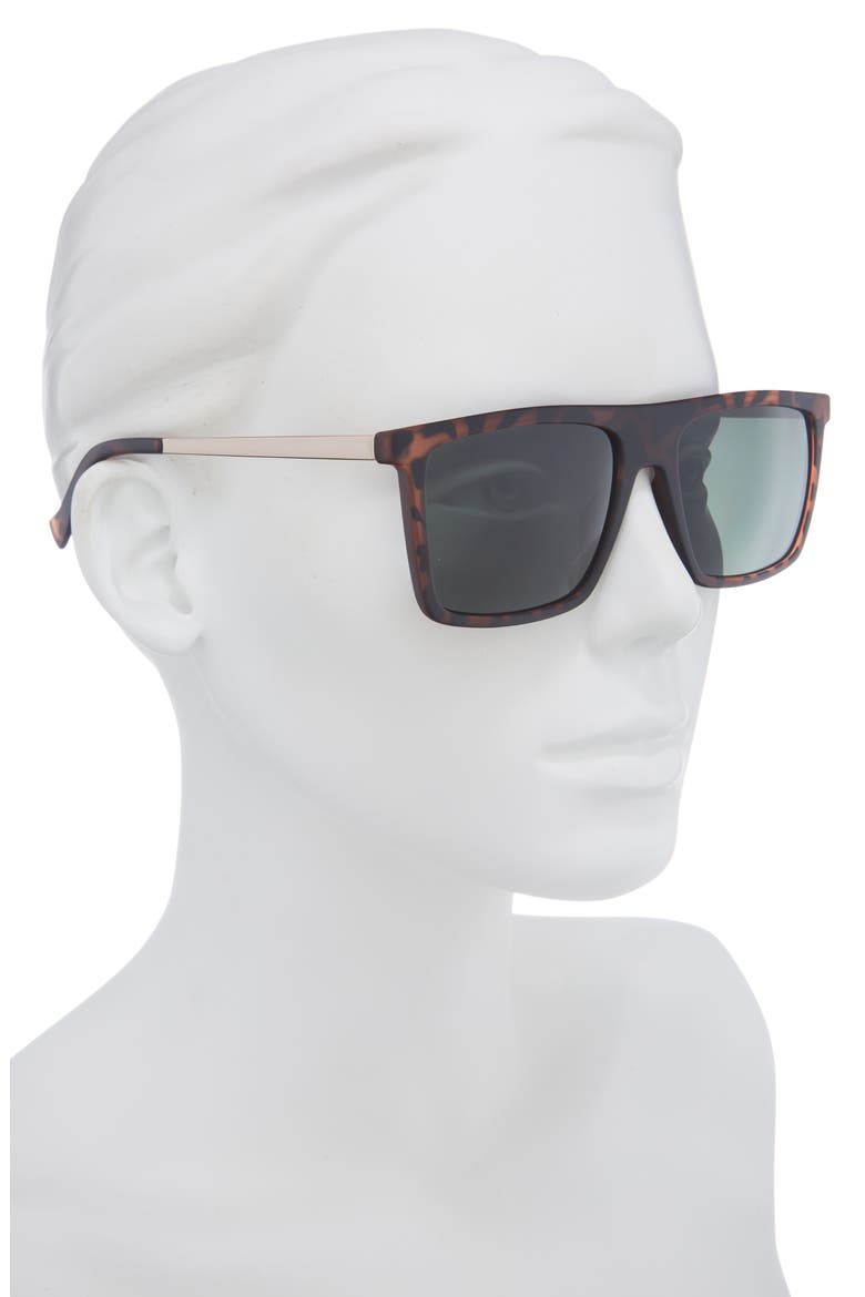 Gradient Rectangular Sunglasses, Alternate, color, TORTOISE