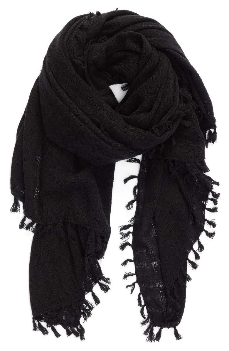 Treasure & Bond Knotted Tassel Scarf, Alternate, color,