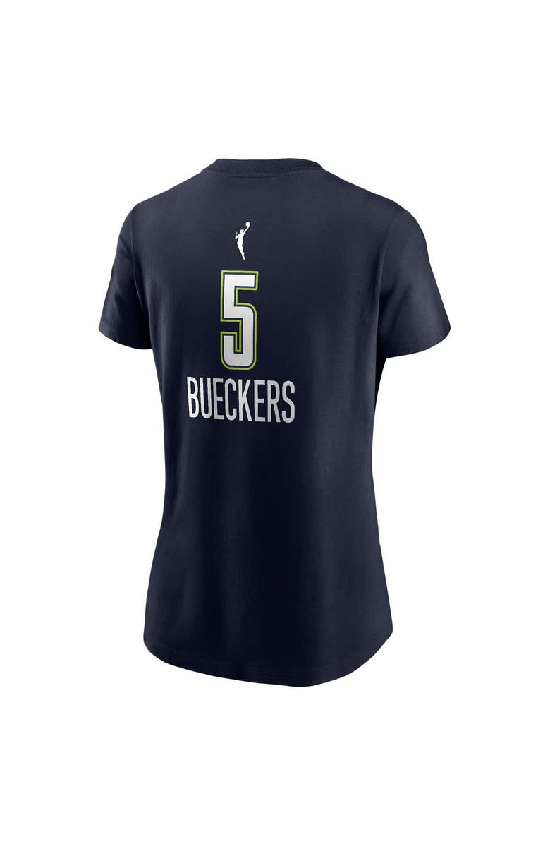 Nike Women's Nike Paige Bueckers Navy Dallas Wings 2025 WNBA Draft Explorer Edition Name & Number T-Shirt, Alternate, color,