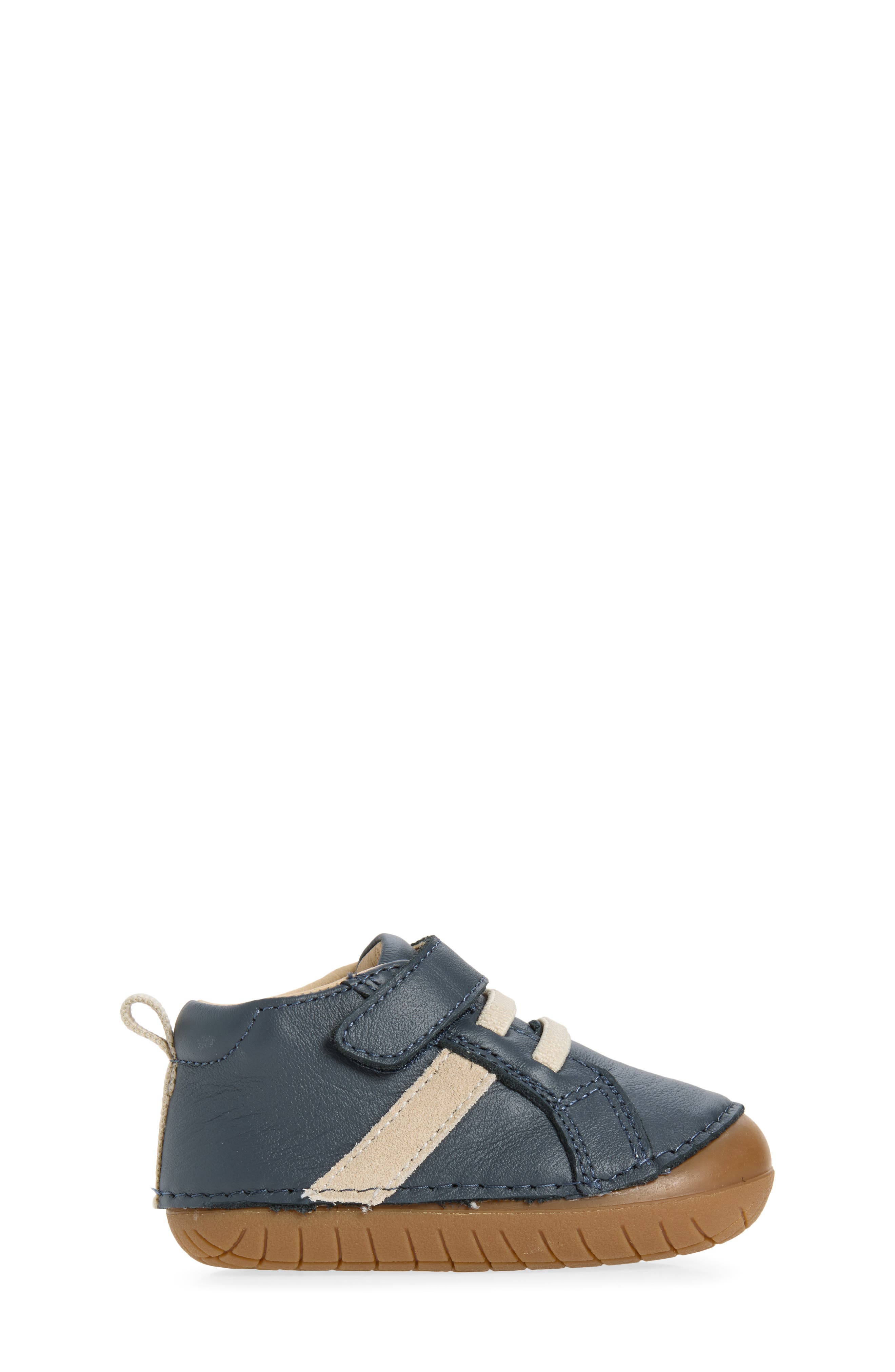Kids' Roadway Pave Leather Sneaker, Alternate, color, NAVY / SAND SUEDE