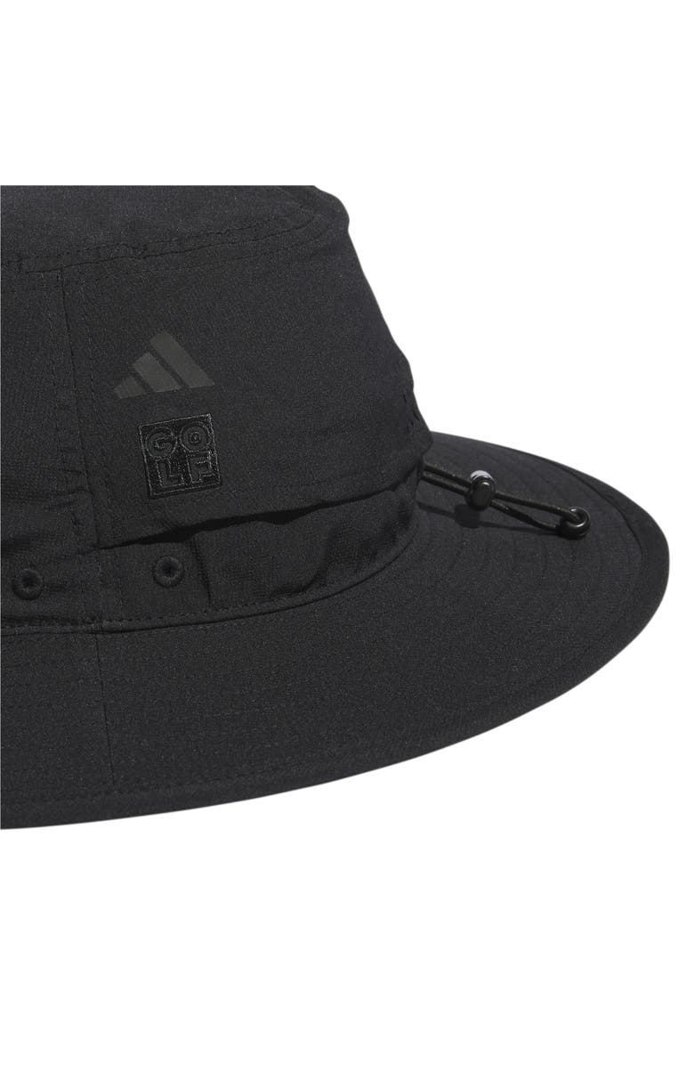 adidas Golf Wide Brim Golf Bucket Hat, Alternate, color, Black