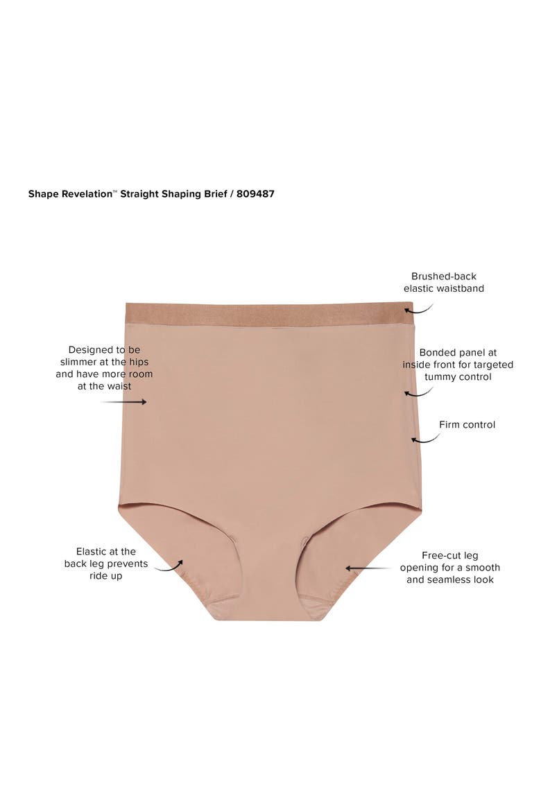 Shape Revelation® High Waist Shaping Briefs, Alternate, color, BLACK