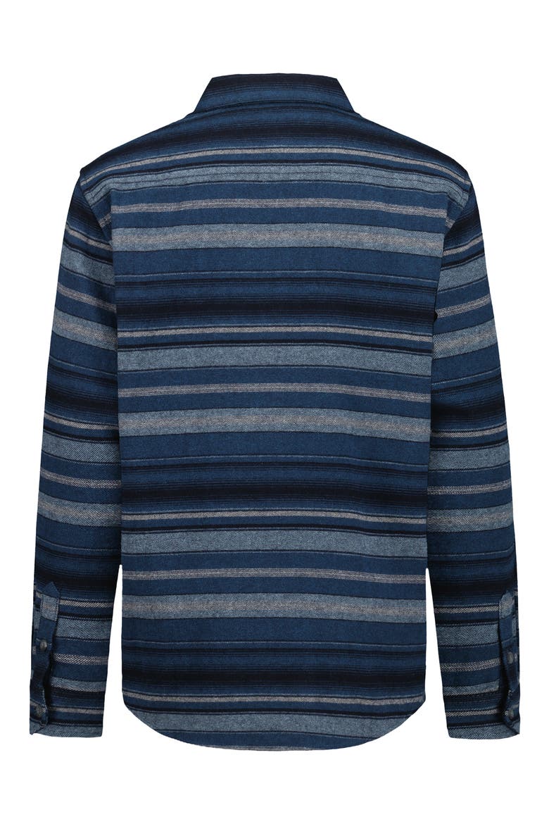 Kids' Baja Flannel Shirt, Alternate, color, TRUE NAVY