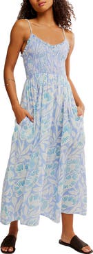 Free People Sweet Nothings Floral Print Sleeveless Maxi Sundress