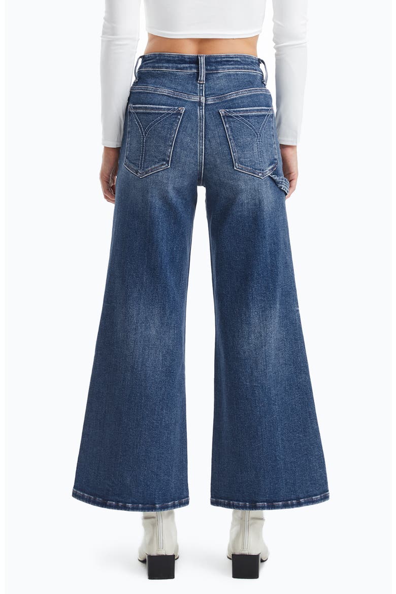 High Waist Wide Leg Flare Jeans, Alternate, color, SWEET