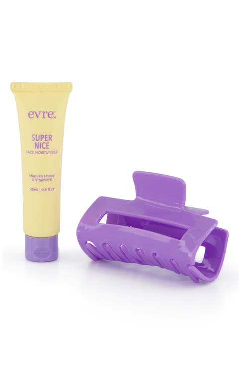 Super Nice Moisturizer + Claw Hair Clip Holiday Set $15 Value