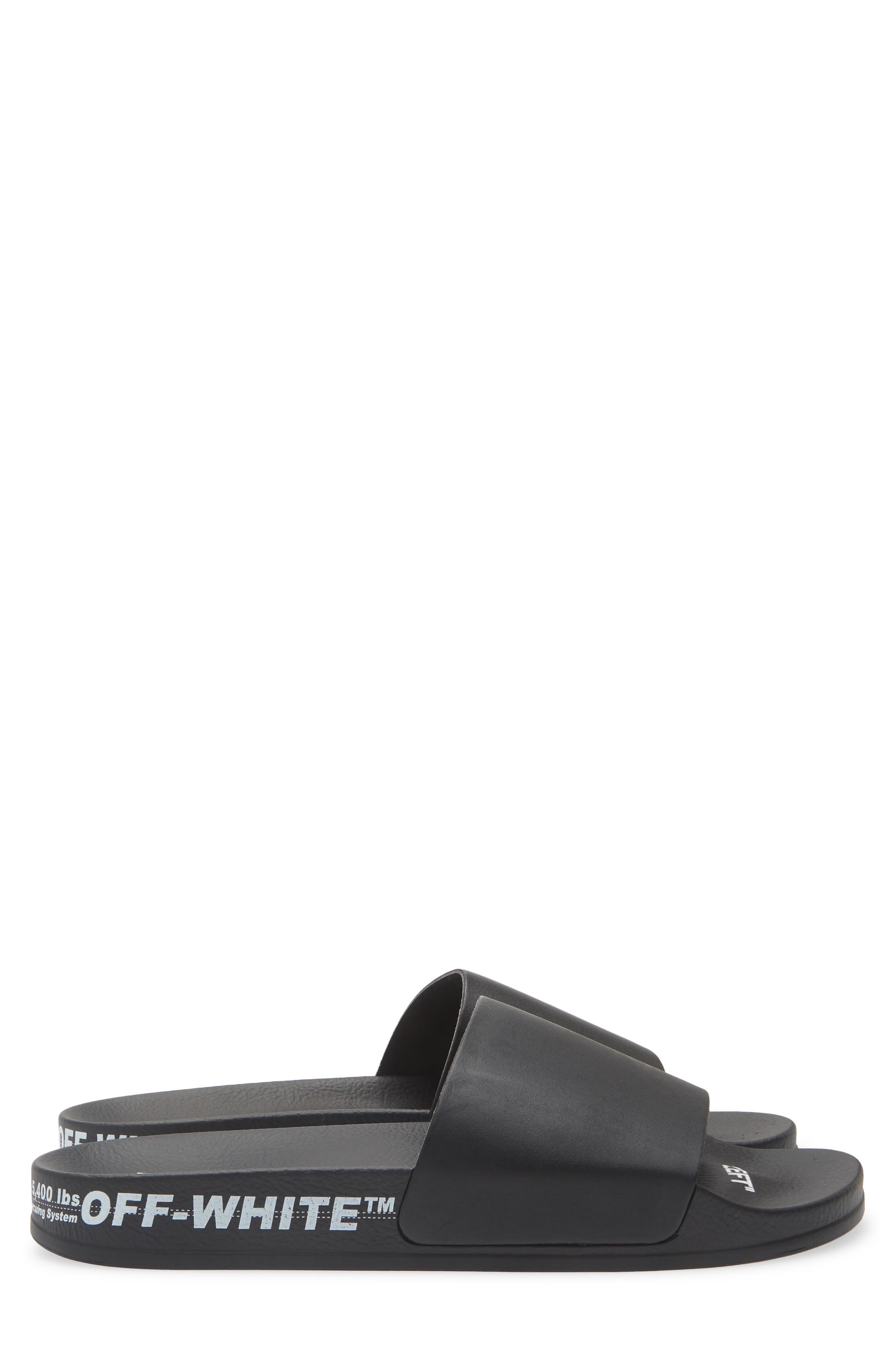 Off-White Industrial Belt Slide Sandal, Alternate, color, 