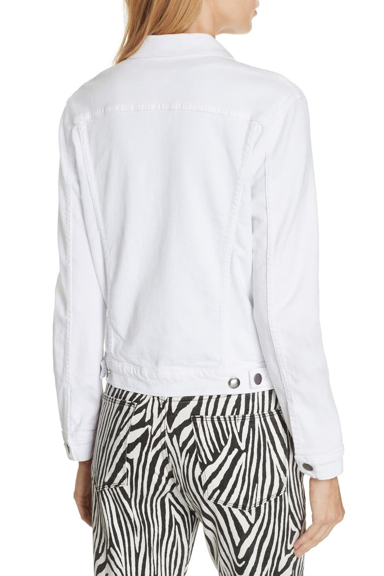 Le Vintage Denim Jacket, Alternate, color, BLANC