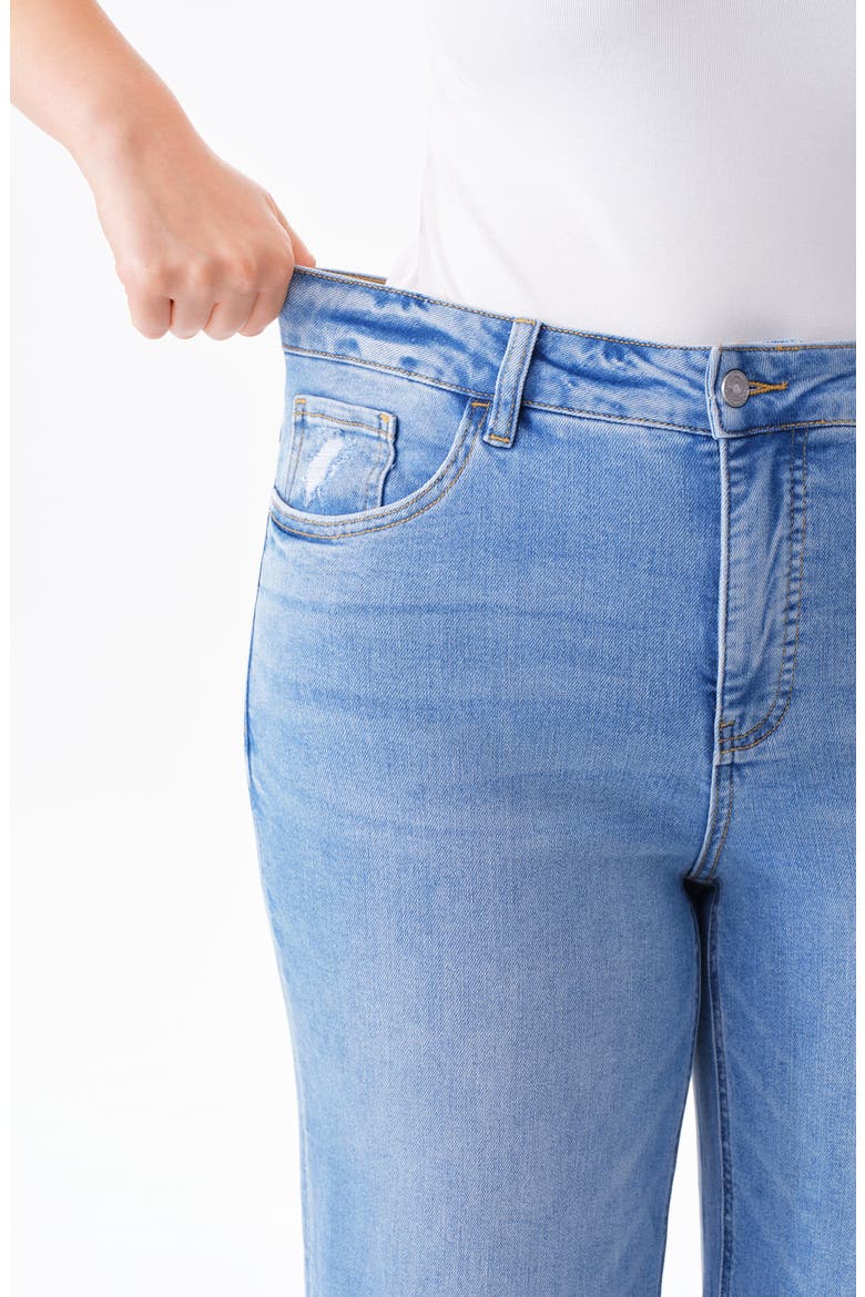 High Waist Wide Leg Jeans, Alternate, color, STRATUS
