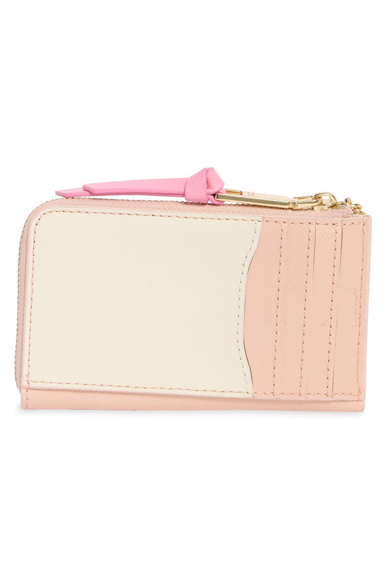 The Utility Snapshot Top Zip Card Case, Alternate, color, ROSE MULTI