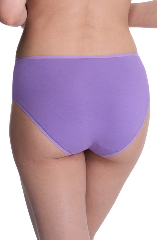 Natori Bliss Bare Cotton High Cut Briefs