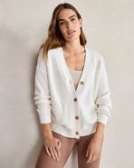 Haven Well Within Organic Cotton Shaker Stitch Cardigan